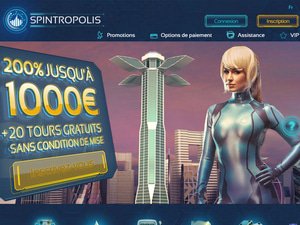 Spintropolis Casino website