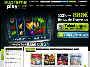 SupremePlay Casino website