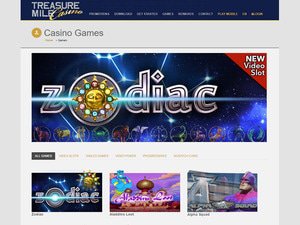 Treasure Mile Casino games