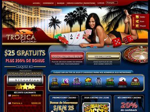 Tropica Casino website