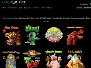 True Fortune Casino games