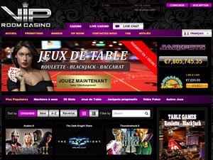 VIP Room Casino website