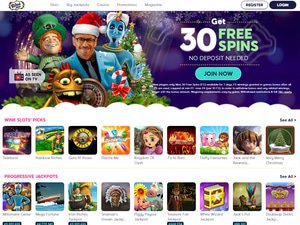 Wink Slots Casino website