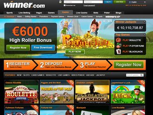 Winner Casino website