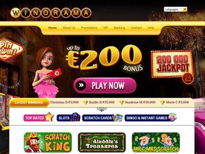 Winorama Casino website