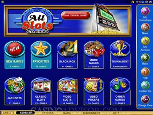 Allslots Casino games