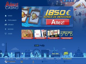 Allez Casino website