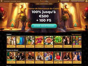 Amunra Casino website