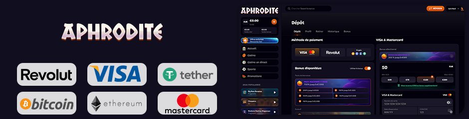 options bancaires de aphrodite casino