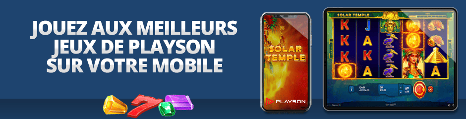 application mobile de playson