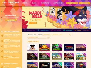 Arlequin Casino website