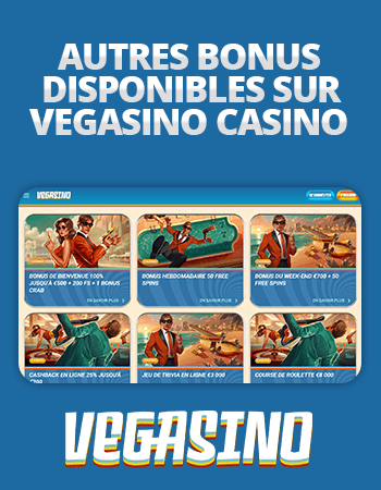 autres promotions sur vegasino casino