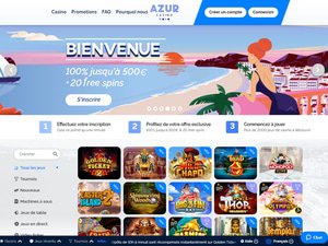 Casino Azur website