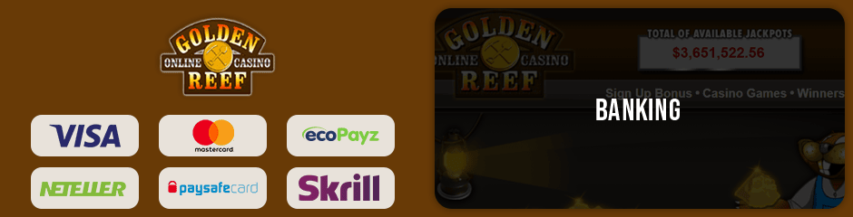 golden reef casino bancaire