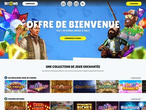 Betzino Casino website