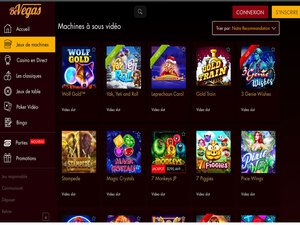 BeVegas Casino website