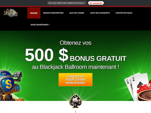 Blackjack Ballroom website