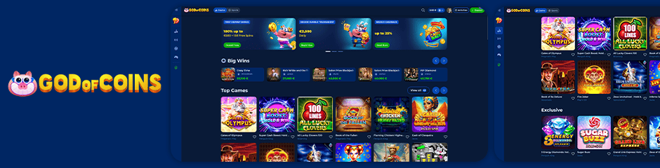 god of coins casino bonus