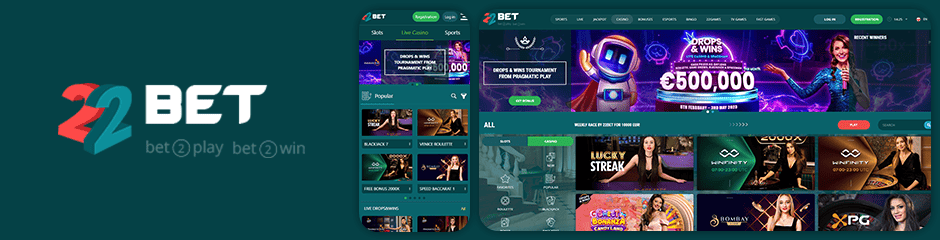 22bet casino bonus