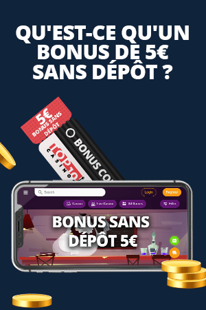 bonus sans dépôt 5€