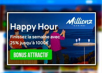 les casinos en ligne proposant des bonus les vendredis en janvier 2024