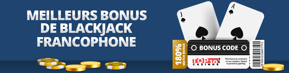 promotions et bonus des sites de blackjack