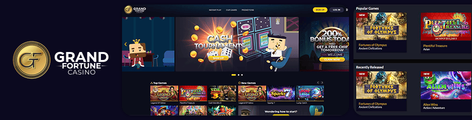 grand fortune casino bonus