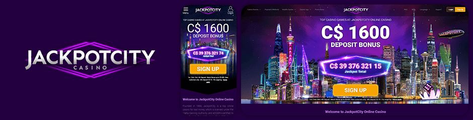 jackpot city casino bonus