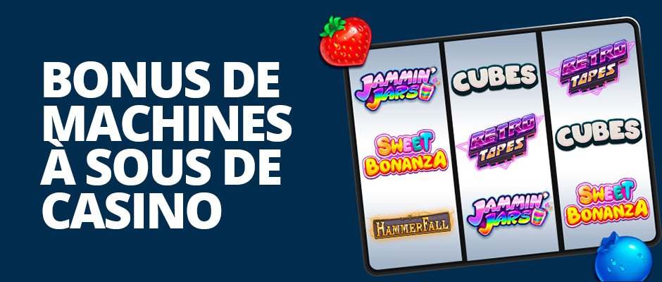 les meilleurs bonus de machines à sous de casino