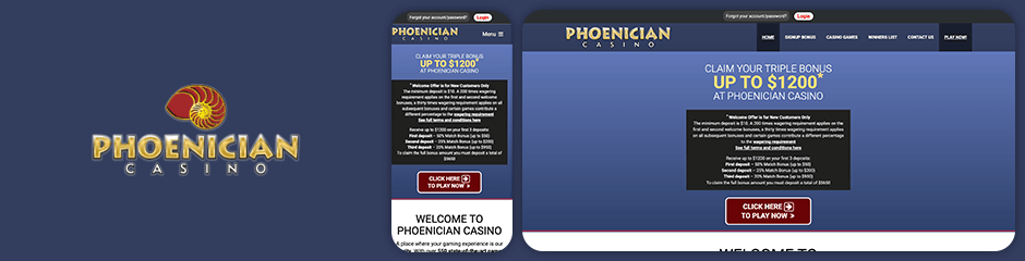 phoenecian casino bonus