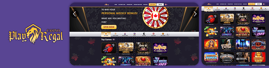 play regal casino bonus