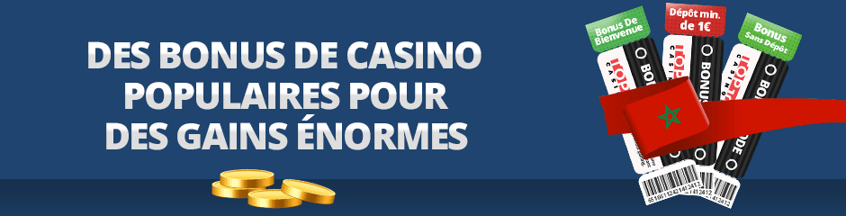 bonus de casino au maroc