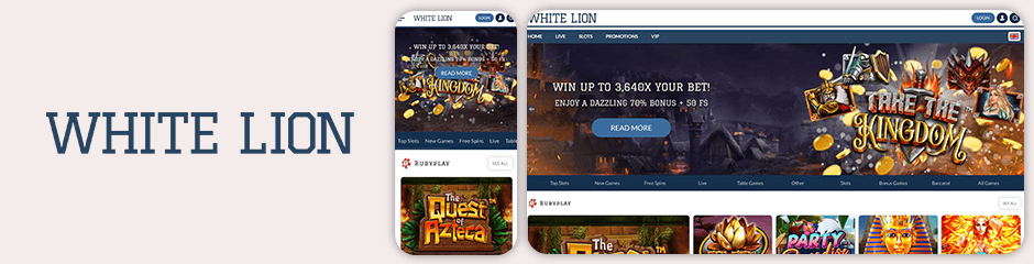 white lion casino bonus