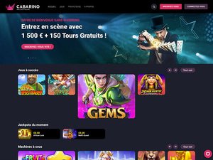 Cabarino Casino website