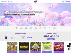 Candy Land Casino website