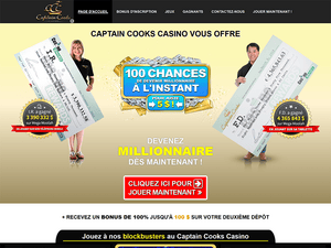 Captain Cooks Casino website