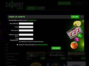 Cashpot Casino games