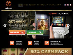 Casino Hermes website