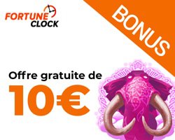 bonus de fortune clock casino