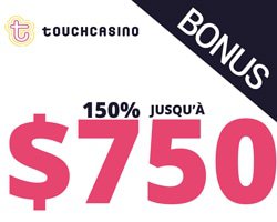 bonus de touch casino