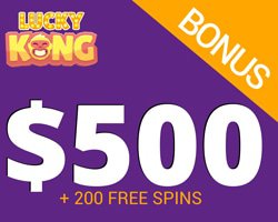 bonus de lucky kong casino