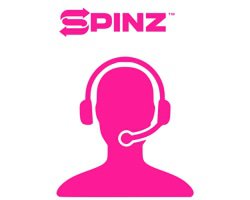 support client de Spinz casino