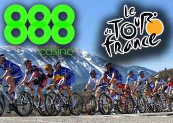 Promotion de 888casino pour le Tour De France