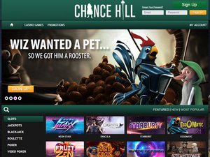 ChanceHill Casino website