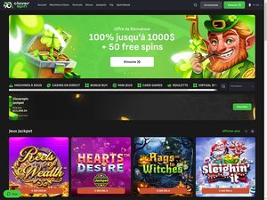 CloverSpin Casino website