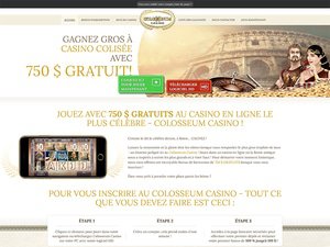 Colosseum Casino website