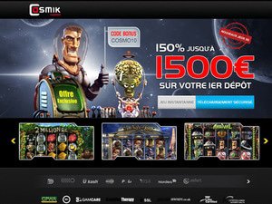 Cosmik Casino website