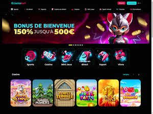 Cosmobet Casino website