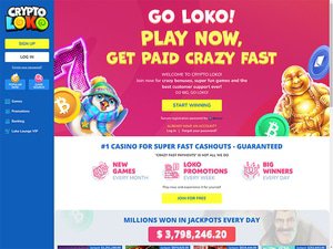 CryptoLoko Casino website