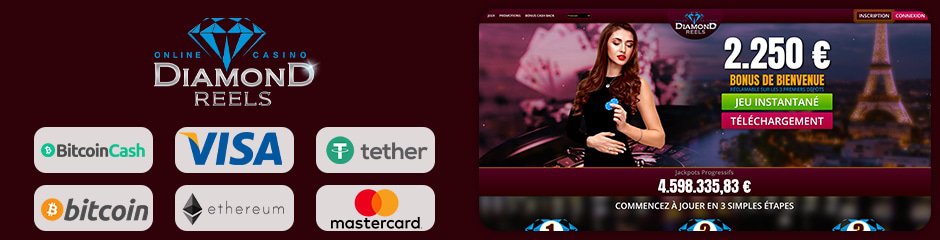 options bancaires de diamond reels casino